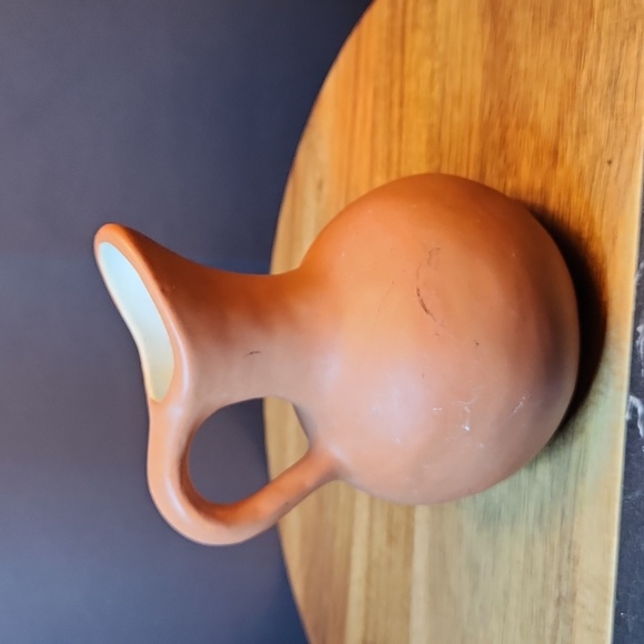 5in Vintage from the 90s Pottery Pitcher Aztec Southwest Pottery Jug Vessel - Picture 2 of 6